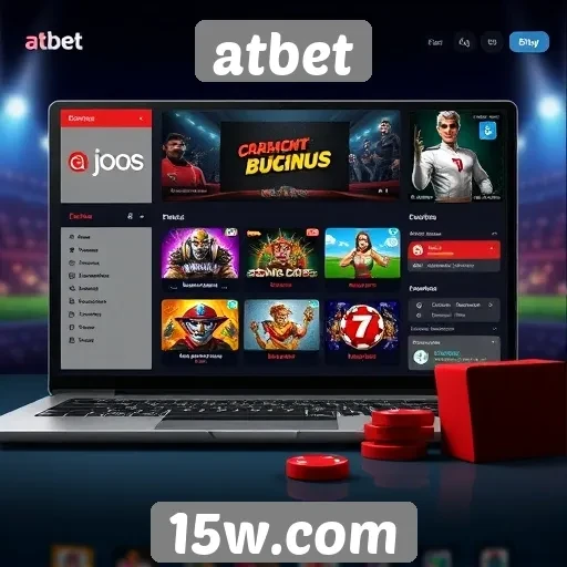 Análise da interface do site de jogos atbet
